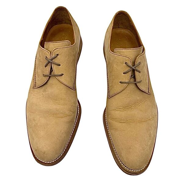 Monte Rosso Men's Plain toe Leather Oxford Shoes Size 10 Medium Made Italy Used - Picture 8 of 8